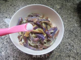 茄子拌鸡胸肉的做法步骤：9