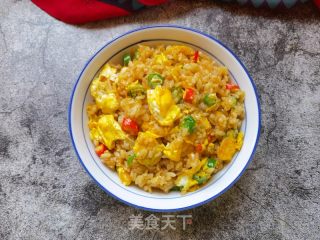 青红椒鸡蛋炒饭