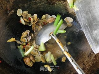 小炒花蛤的做法步骤：8