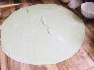 蒜汁菠菜面的做法步骤：4