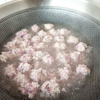 清汆牡丹花肉丸的做法步骤：14