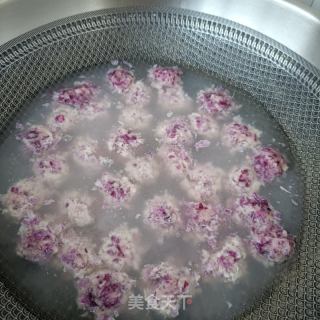 清汆牡丹花肉丸的做法步骤：13