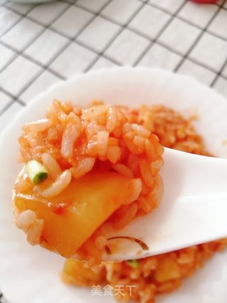 番茄土豆烩饭的做法步骤：11