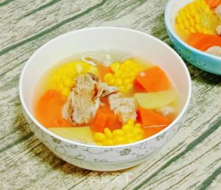 玉米萝卜排骨汤的做法