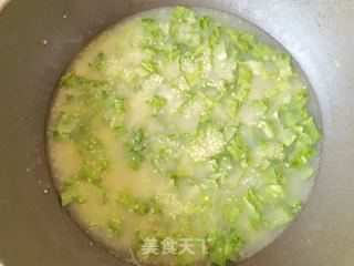 荠菜丸子咸米饭的做法步骤：6