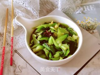 蚝油炒油菜的做法步骤：9