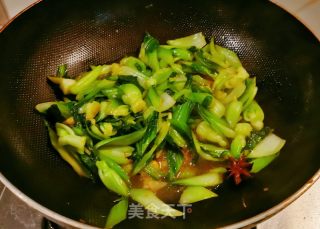 蚝油炒油菜的做法步骤：8