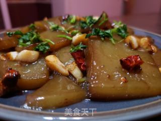 炒绿豆浑浆凉粉的做法