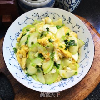 西葫芦炒鸡蛋的做法步骤：9