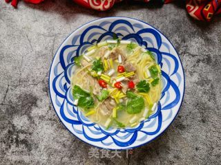 羊排清汤米粉的做法