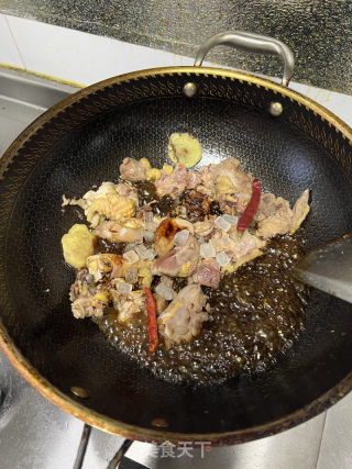 素鸡炒鸡的做法步骤：6
