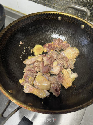 素鸡炒鸡的做法步骤：5