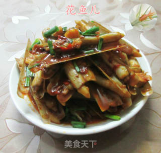 香辣竹蛏的做法