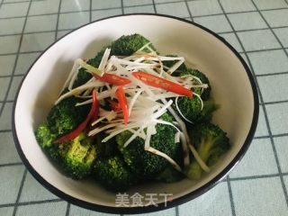 家庭版白灼西兰花的做法
