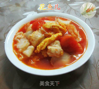 鸡蛋番茄炒大白菜的做法