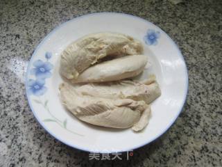 苦瓜拌鸡胸肉的做法步骤：4