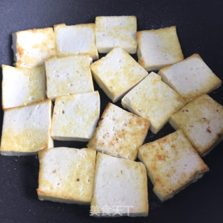 鸡蛋香煎豆腐的做法步骤：5