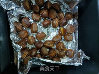 空气炸锅烤板栗的做法