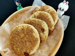 杂粮红糖芝麻烧饼的做法步骤：22