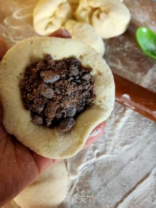 杂粮红糖芝麻烧饼的做法步骤：11