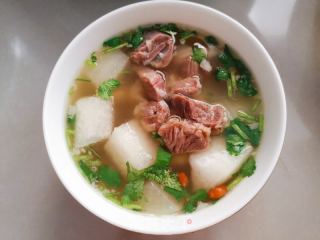 萝卜羊肉汤的做法