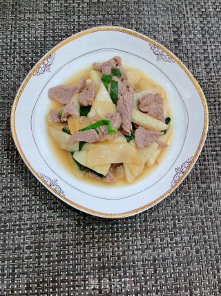 沙葛炒肉的做法