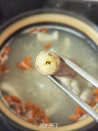 小肠灌莲子汤的做法步骤：9