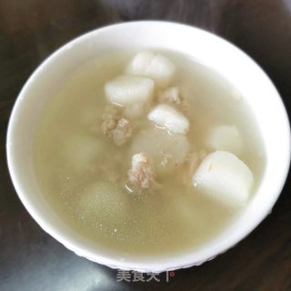 百合淮山肉末汤的做法步骤：7