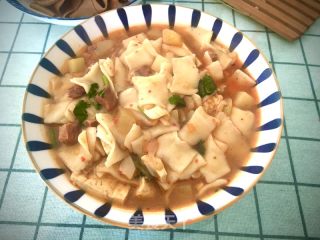 羊肉面片的做法