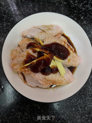 菠萝烤翅的做法步骤：3