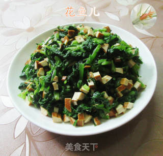 香干拌蒿菜的做法