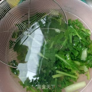 苔菜炒腐竹的做法步骤：6