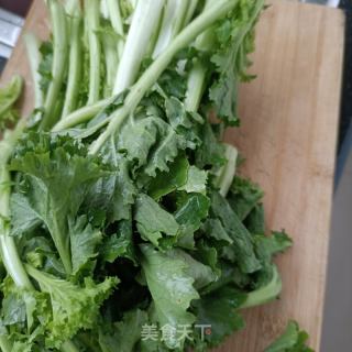 苔菜炒腐竹的做法步骤：1