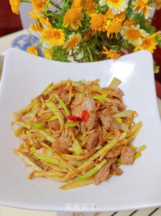 小竹笋炒肉的做法步骤：13