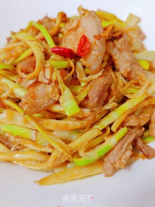 小竹笋炒肉的做法步骤：11