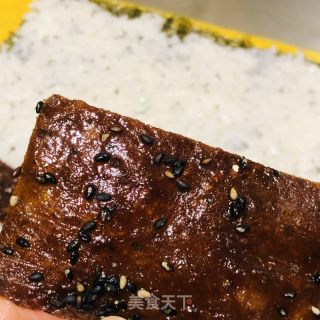 肉松紫菜包饭的做法步骤：10