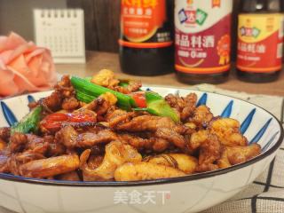 孜然肉丝鱿鱼的做法步骤：12