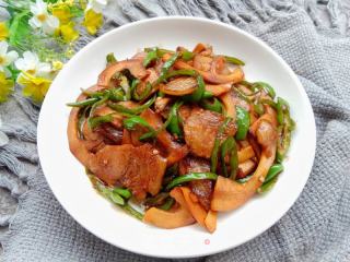五花肉青椒炒笋的做法步骤：7