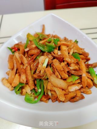 炒豆干的做法步骤：9