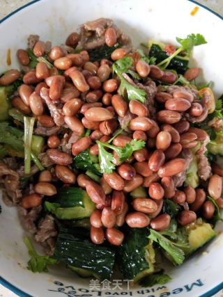 香辣凉拌牛肉的做法步骤：9
