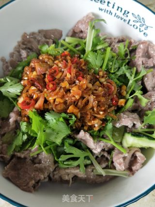 香辣凉拌牛肉的做法步骤：8
