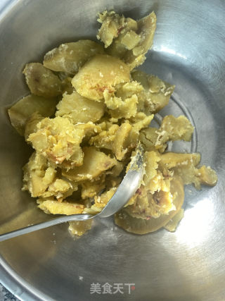 奶香红薯饼的做法步骤：4