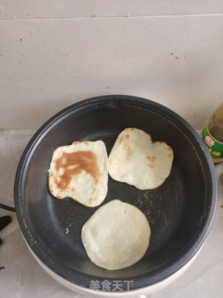 糖饼，烙饼小白第一次烙糖饼的做法步骤：10