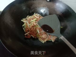 芹菜肉丝炒粉条的做法步骤：7