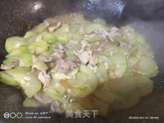 西葫芦炒肉片的做法步骤：5