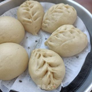 柳叶黑面肉丁包的做法步骤：29