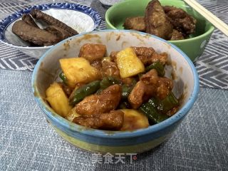 菠萝咕咾肉的做法步骤：17