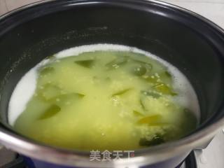 槐叶小米粥的做法步骤：6