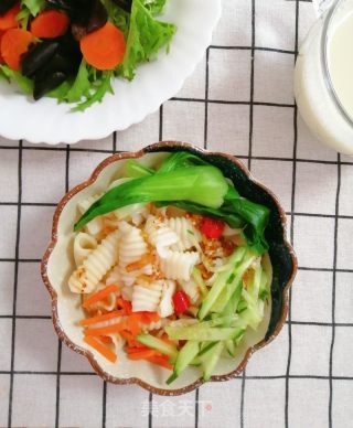 凉拌螺旋面的做法步骤：12