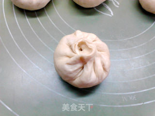 酱香菜干腊肉莜面包子的做法步骤：18